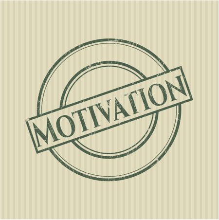 Motivation rubber stamp