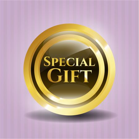 Special gift shiny badge