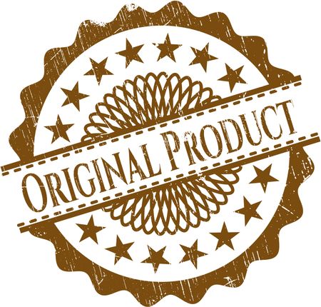 Original product rubber stamp