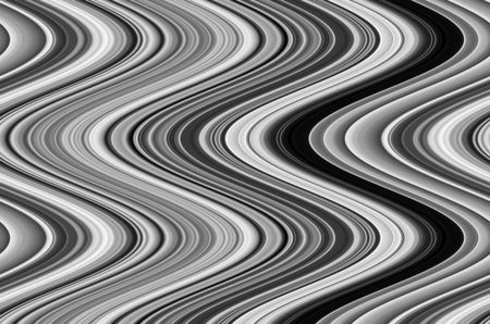 Abstract pattern of S-curves in black and white