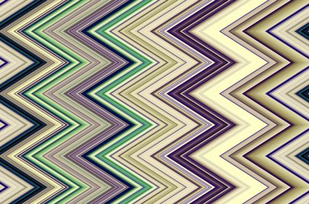 Varicolored geometric zigzag pattern for background and decoration