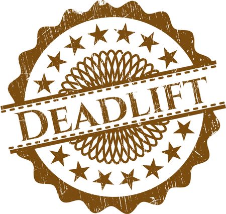 Dead lift rubber stamp