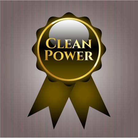 Clean power shiny ribbon