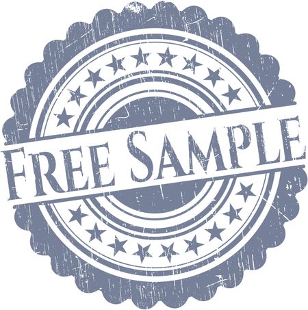Free sample grunge rubber stamp