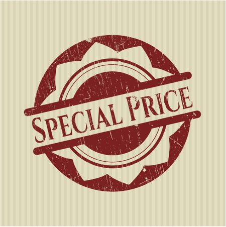 Special price red rubber stamp