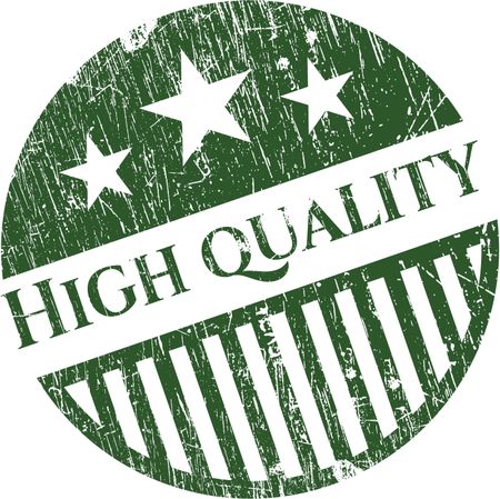 Green high quality rubber grunge stamp