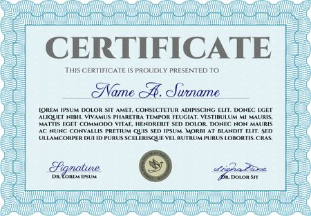 Diploma. Customizable, Easy to edit and change colors.Retro design. With linear background.