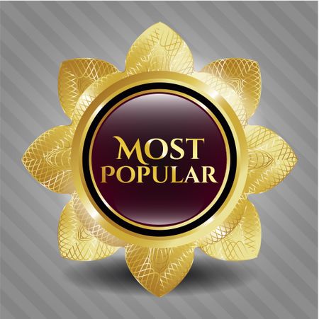 Most popular gold shiny flower