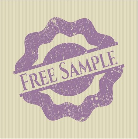 Free sample rubber stamp
