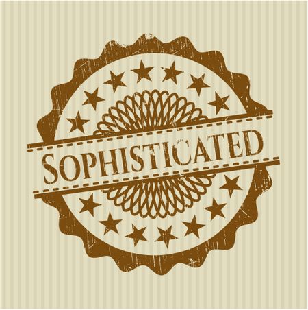 Sophisticated rubber stamp
