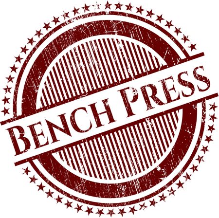 Bench press rubber stamp