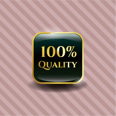 100% Quality green shiny badge
