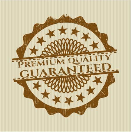 Premium quality guaranteed rubber stamp