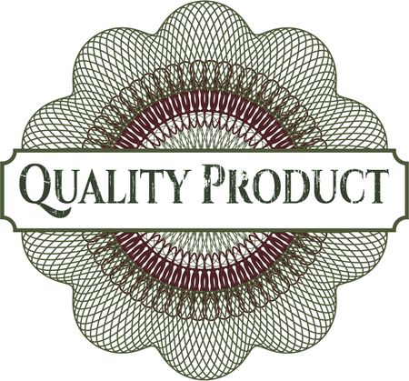 Quality product rosette