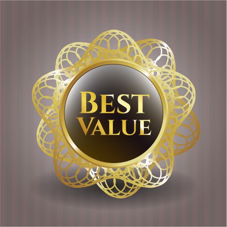 Best Value gold shiny emblem