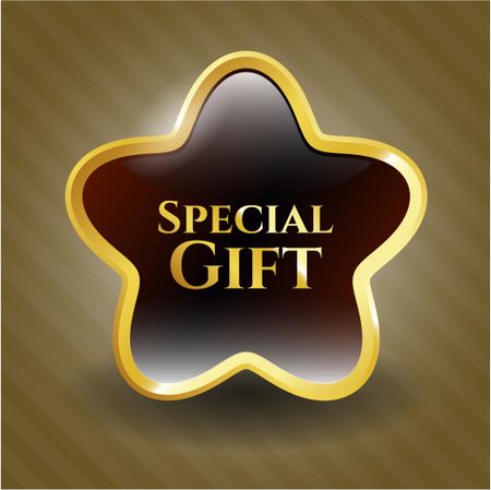 Special Gift gold shiny emblem