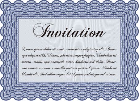 Formal invitation. With linear background. Sophisticated design. Customizable, Easy to edit and change colors.