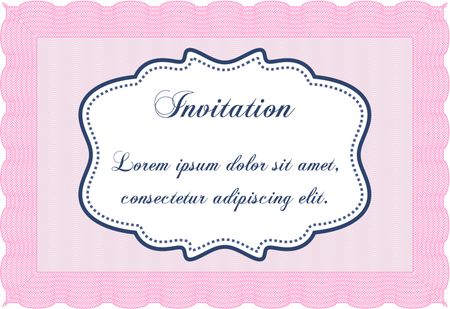 Invitation. Customizable, Easy to edit and change colors.Retro design. Printer friendly. 