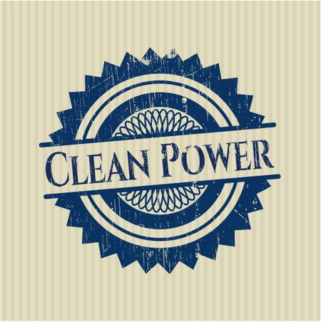 clean-power-grunge-seal-282469679 Clean Power grunge seal