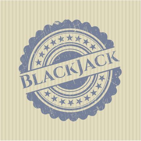 BlackJack grunge seal