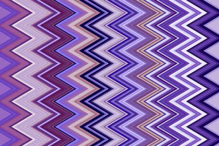 Varicolored geometric pattern of zigzag stripes for backgrounds and decoration with themes of repetition, conformity, recurrence or variation
