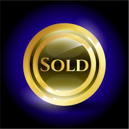 Sold gold badge