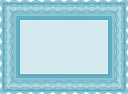 Certificate of achievement. With guilloche pattern and background. Frame certificate template Vector.Beauty design.