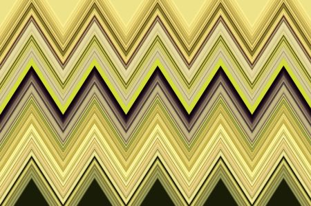 Varicolored geometric pattern of zigzags for decoration and backgrounds with themes of recurrence, predictability, variation