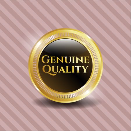 Genuine Quality gold badge