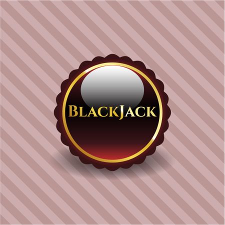 Red BlackJack shiny badge