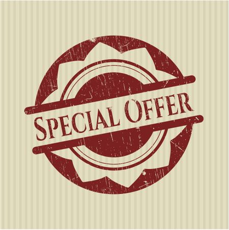Special Offer rubber stamp