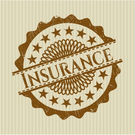 Insurance grunge seal
