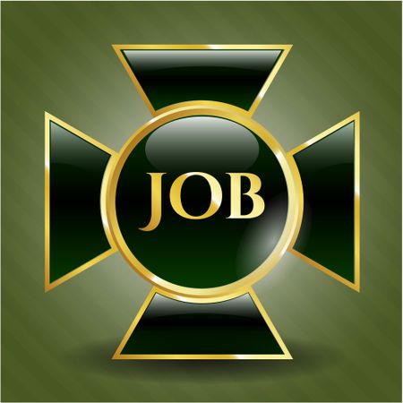 Job gold shiny emblem