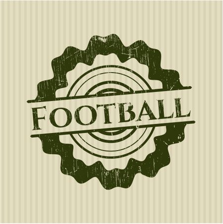 Football rubber stamp