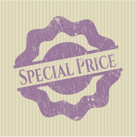 Special Price rubber grunge stamp