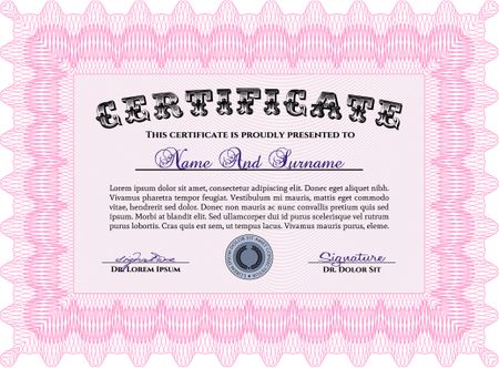 Certificate template. Modern design. Customizable, Easy to edit and change colors.With quality background. 