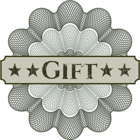 Gift abstract rosette