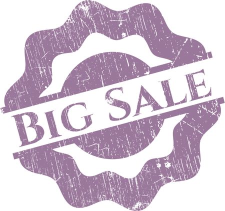 Big Sale rubber grunge stamp