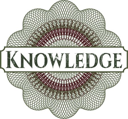 Knowledge abstract rosette