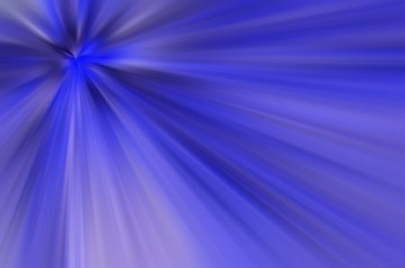 Abstract radial blur with predominance of blue for background with themes of origin, revelation, illumination