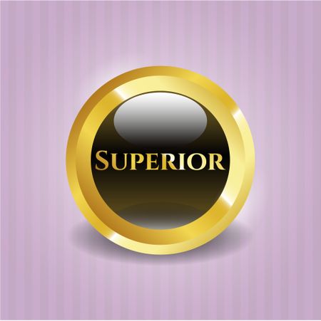 Superior gold badge