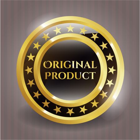 Original Product gold shiny emblem