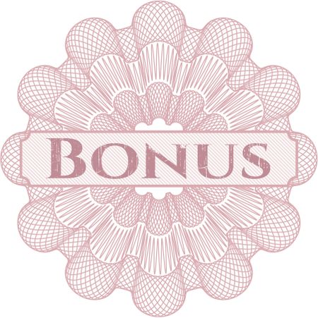 Pink Bonus rosette