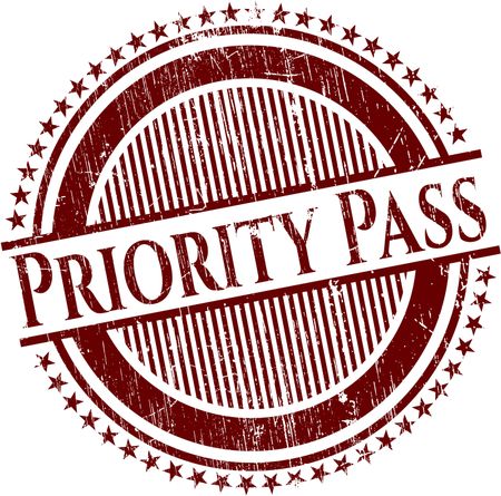 Priority Pass rubber seal