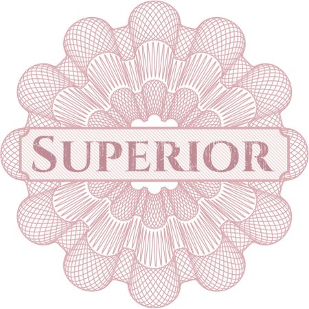 Pink Superior linear rosette