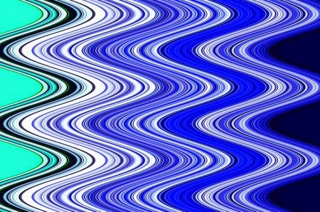 Wavy abstract with predominance of blue and white for themes of fluidity, alternation, or synergy in decoration and background