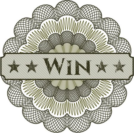 Win abstract rosette