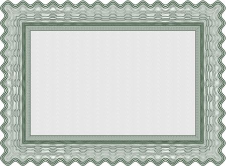 Certificate. Vector pattern that is used in currency and diplomas.With great quality guilloche pattern. Modern design. 