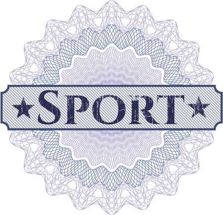 Sport abstract rosette