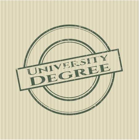 University Degree rubber seal